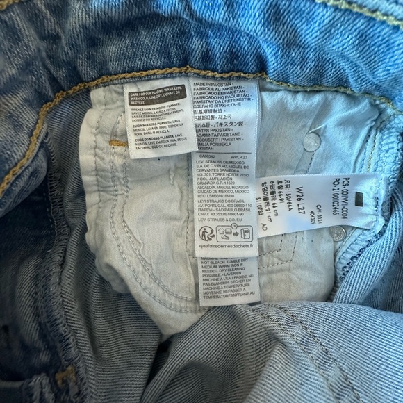 Levi's Blue Boot Cut Jeans - Picture 8 of 10